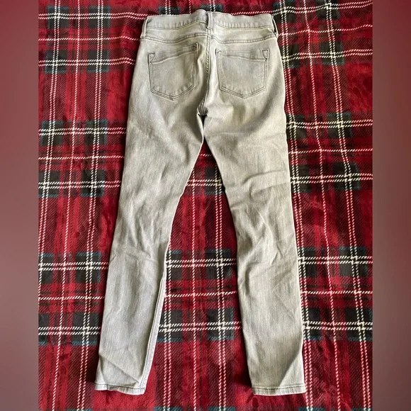 Express Gray Ripped Jeans - Picture 2 of 2